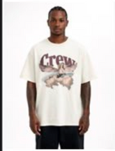 Crew Milano T-Shirt Logo Print - White