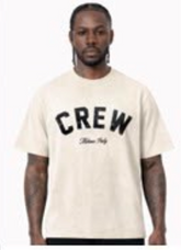 Crew Milano T-Shirt Logo Print - White