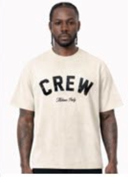 Crew Milano T-Shirt Logo Print - White