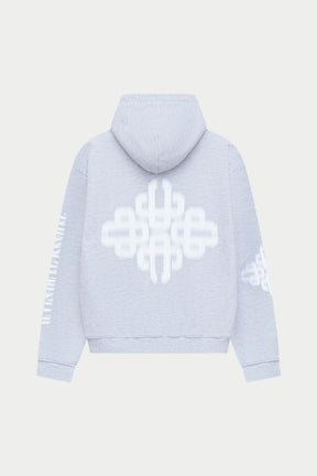 The Couture Club Motion Blurred Zip Through Hoodie