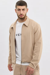 Crew Milano Beige Lightweight Jacket