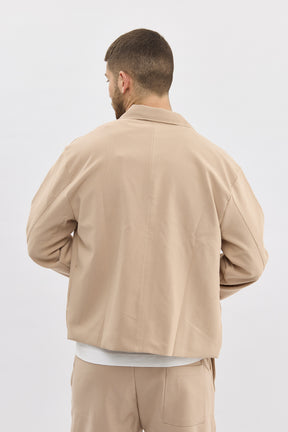 Crew Milano Beige Lightweight Jacket