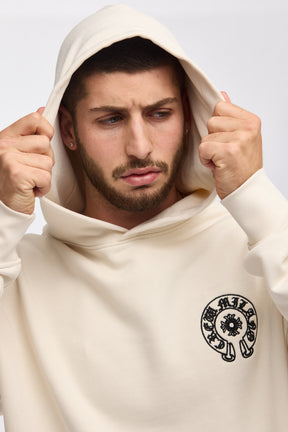 CREW MILANO 005 Monochrome Emblem Hoodie