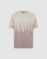 VISION OF SUPER LUNAR T-SHIRT WITH DOUBLE FLAMES