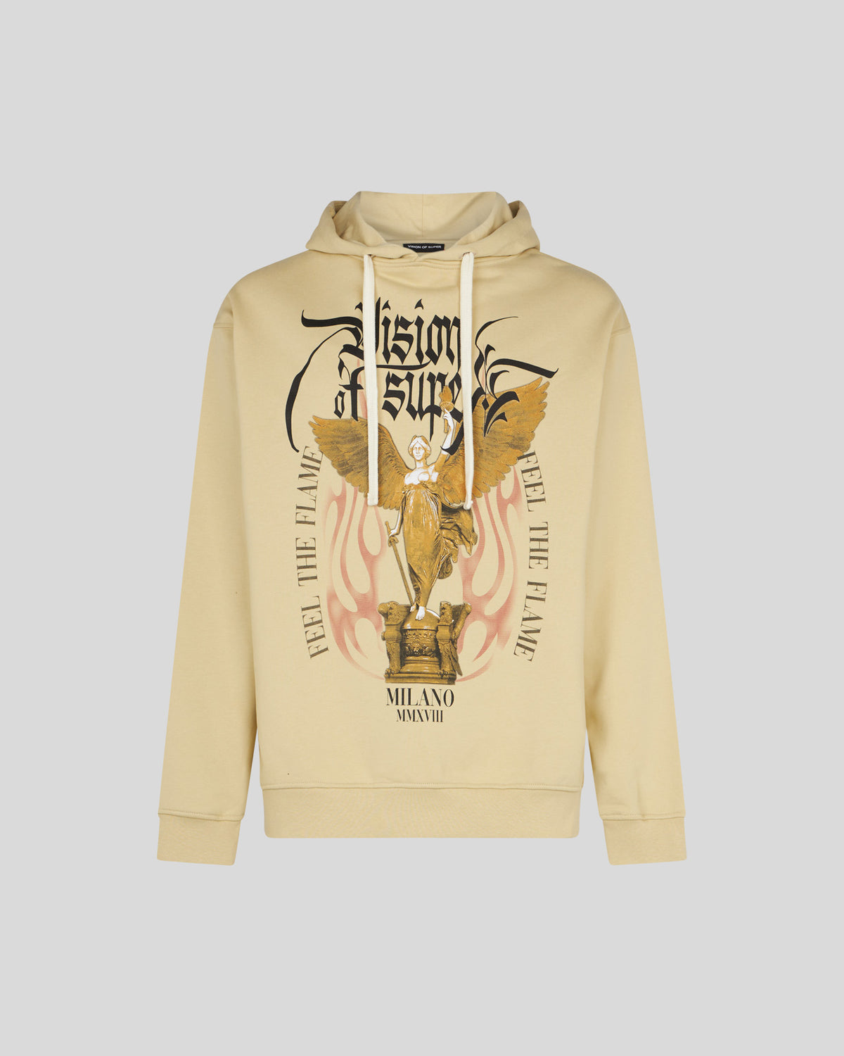 VISION OF SUPER SAND HOODIE WITH ROCK MATHER GRAPHIC
