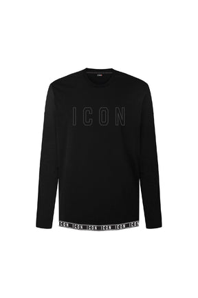 ICON Premium Long Sleeve T-Shirt Logo Slim Fit