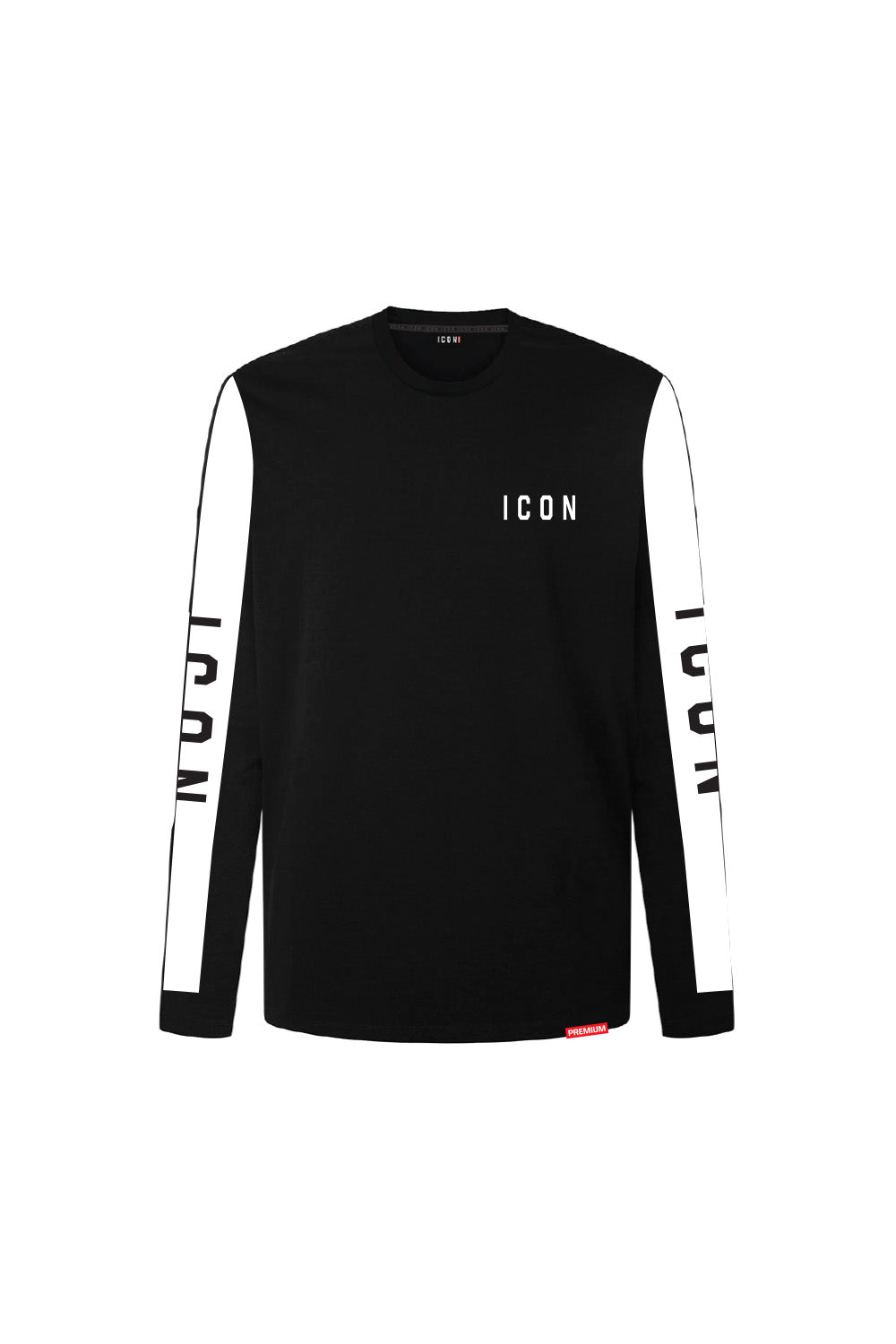 ICON Premium Long Sleeve T-Shirt Logo Slim Fit