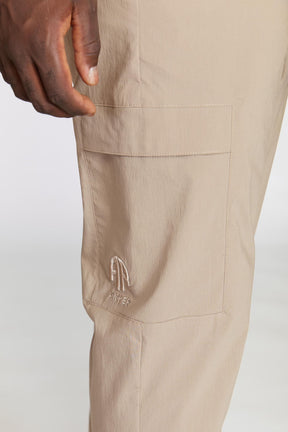 MOCHA STRAIGHT ZIPPER PANTS