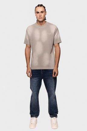 Ainker Cotton Wash 717 Off White T-Shirt