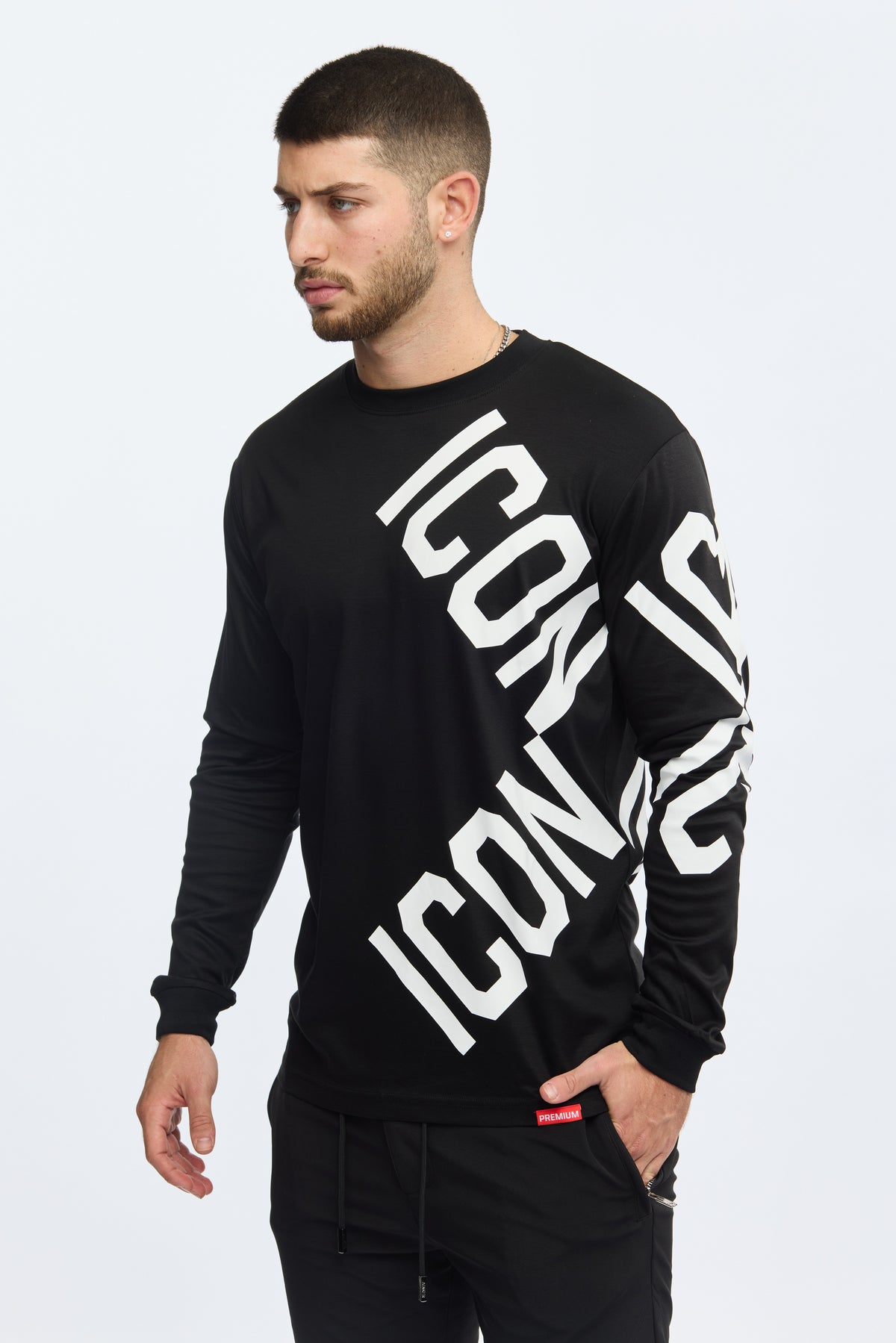 ICON Premium Long Sleeve T-Shirt Logo PM6401 -FW