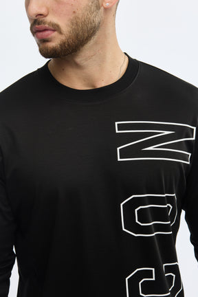 ICON Premium Long Sleeve T-Shirt Logo Slim Fit