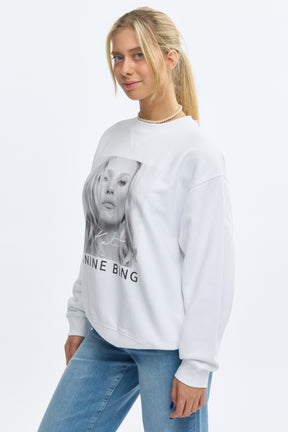 Ramona Sweatshirt Kate Moss Print Sweatshirt