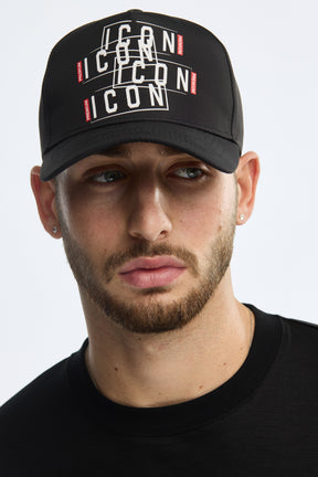 ICON Premium Baseball Cap PMCA0801-FW BLACK