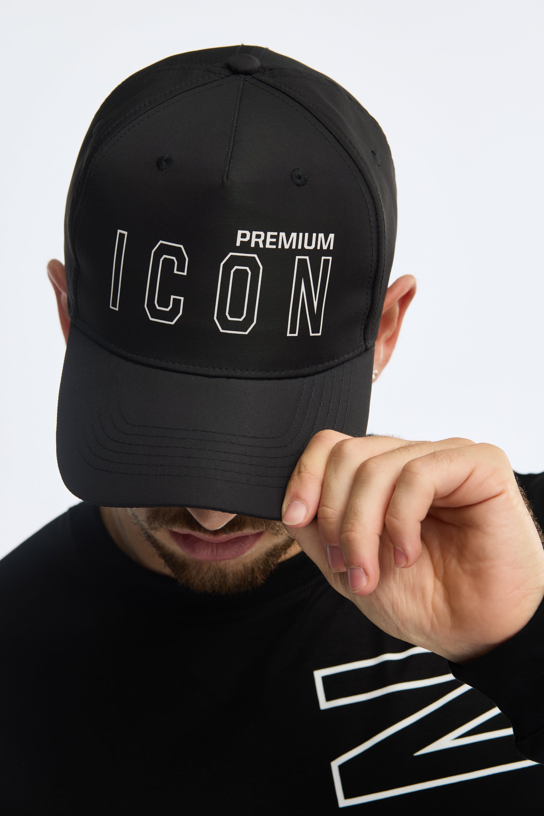 ICON Premium Baseball Cap PMCA0601-FW BLACK