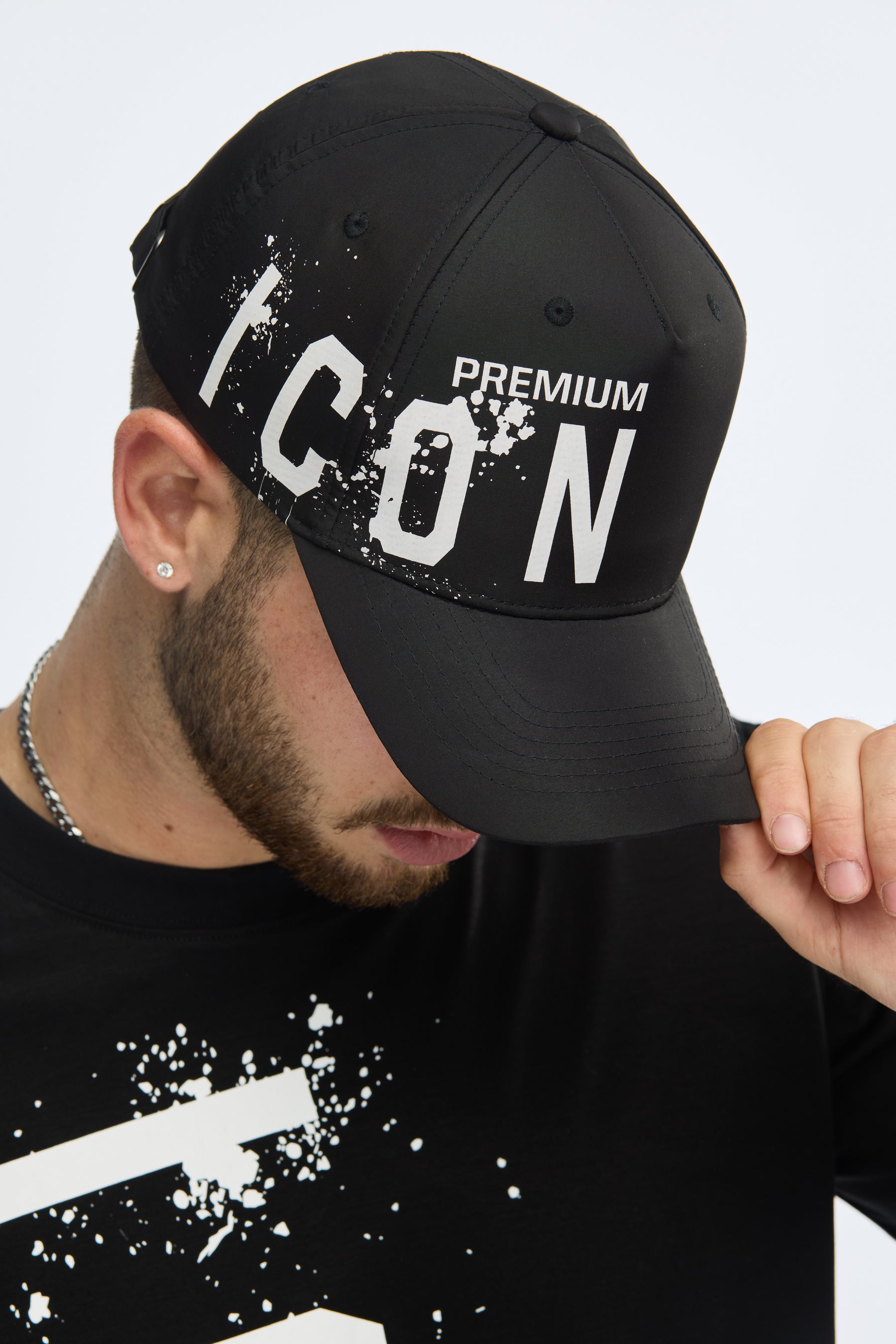 ICON Premium Baseball Cap PMCA0501-FW BLACK