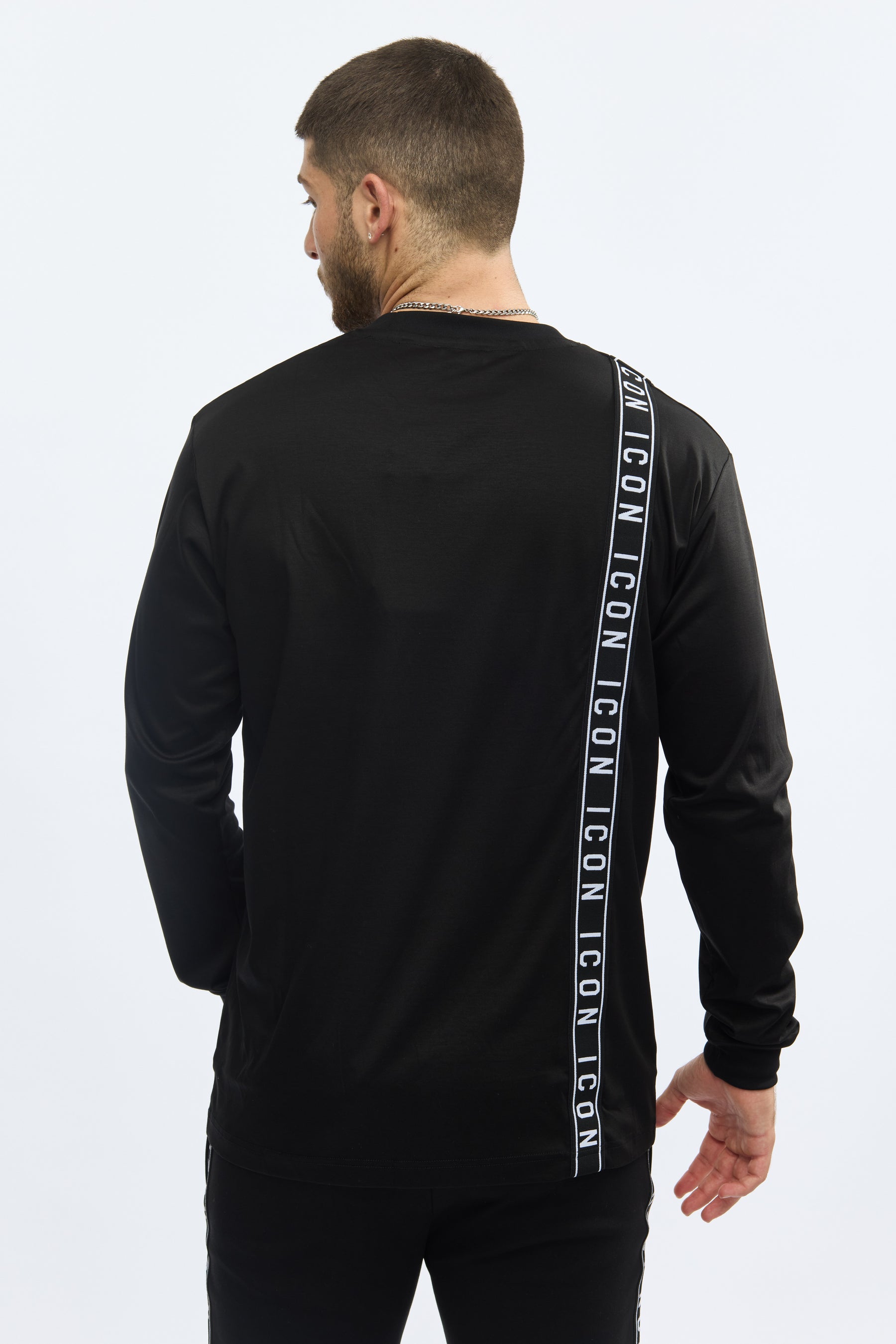 ICON Premium Long Sleeve T-Shirt Logo Slim Fit