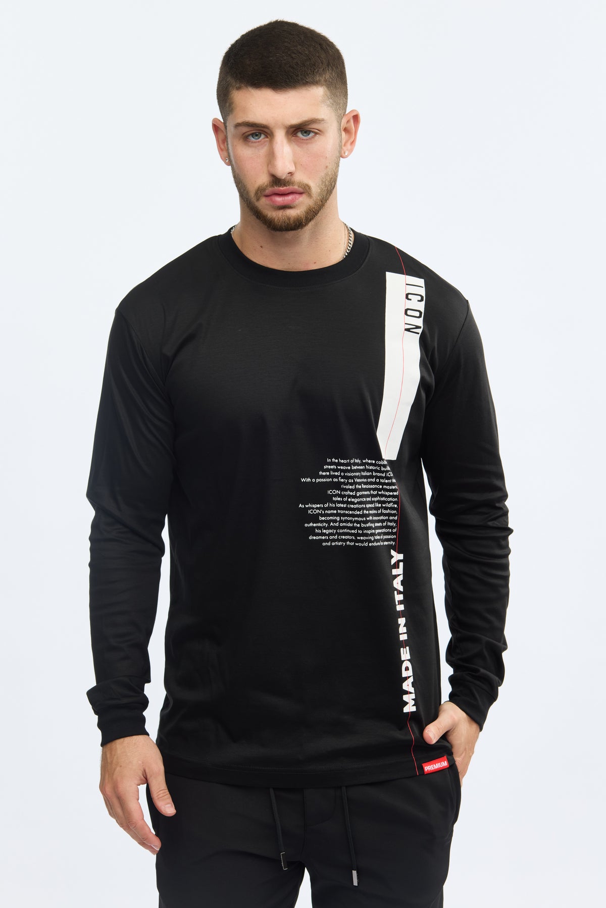 ICON Premium Long Sleeve T-Shirt Logo PM5201-FW