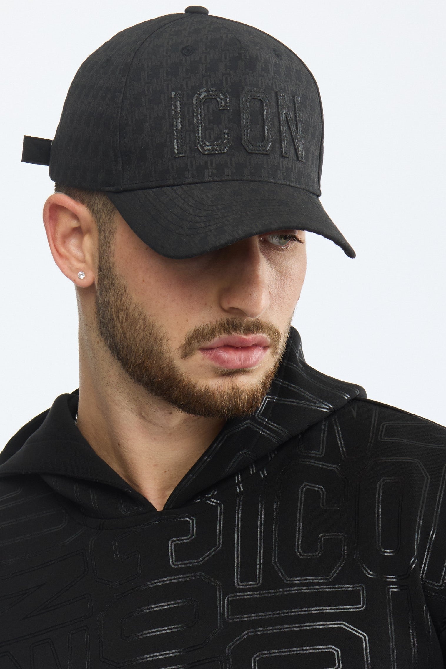 ICON Premium Baseball Cap PMCA0401-FW BLACK