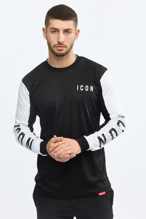 ICON Premium Long Sleeve T-Shirt Logo Slim Fit