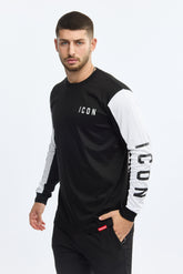 ICON Premium Long Sleeve T-Shirt Logo Slim Fit