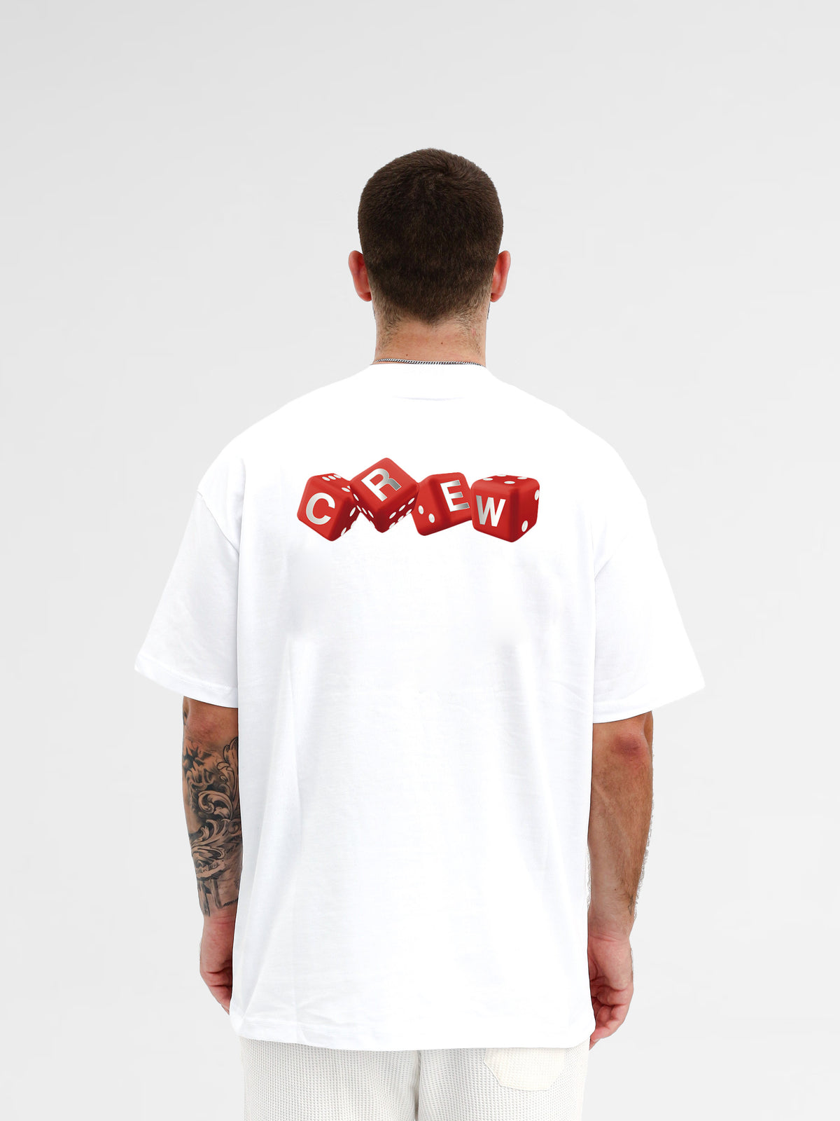 CREW Milano Oversize T-Shirt Logo Print