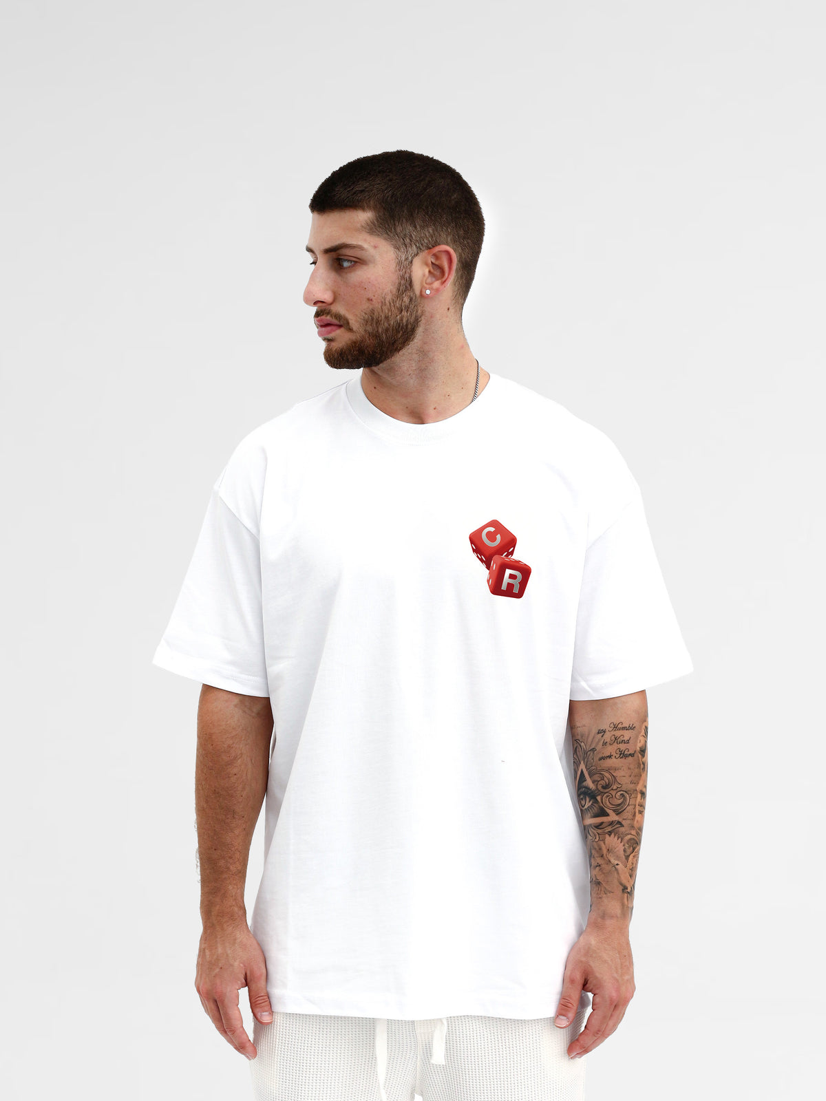 CREW Milano Oversize T-Shirt Logo Print