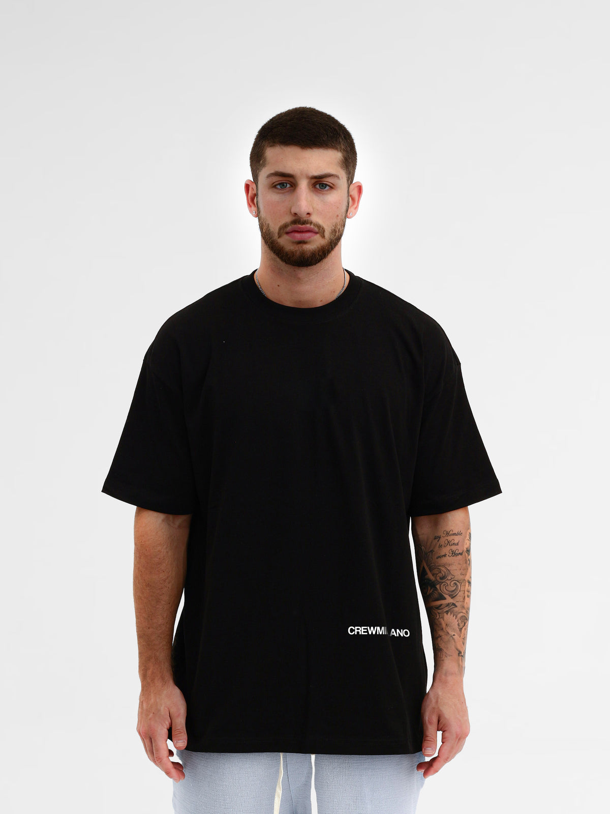 CREW Milano Oversize T-Shirt Logo Print
