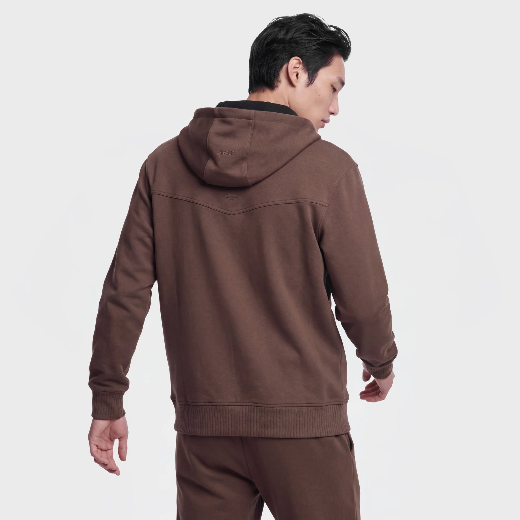 Ainker 1051 Brown Hoodie