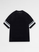 CREW Milano Oversize T-Shirt Knitwear Black