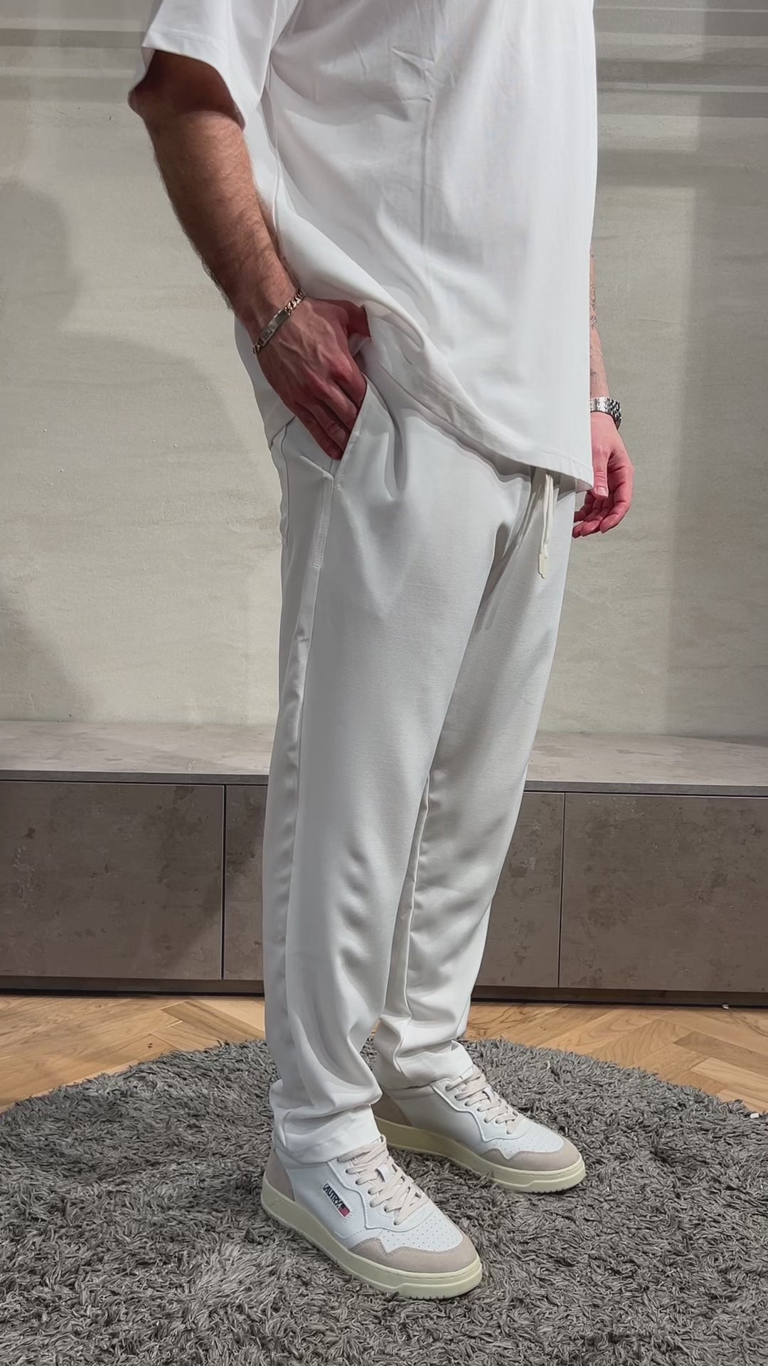 CREW MILANO Elegant Pants White