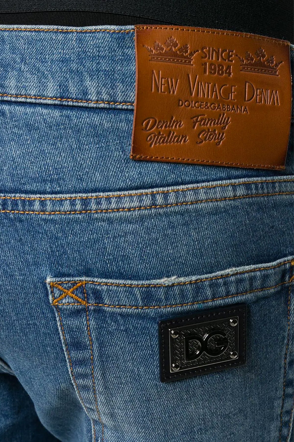 Dolce & Gabbana Logo Plaque Jeans