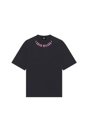 CREW Milano DUBAI Black/Pink T-Shirt