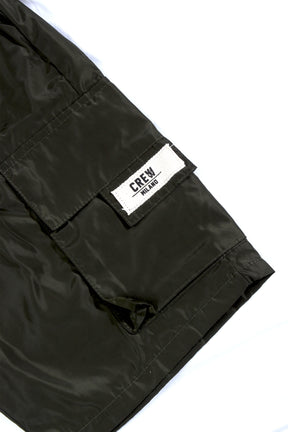 CREW Short Shine Cargo 2 Pockets Pants Green Olive