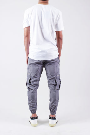 CREW Duo Premium Pockets Cargo Pants Grey