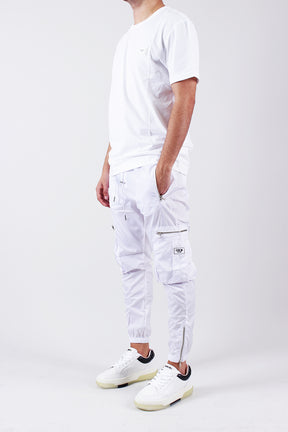 CREW Duo Premium Pockets Cargo Pants White Snow