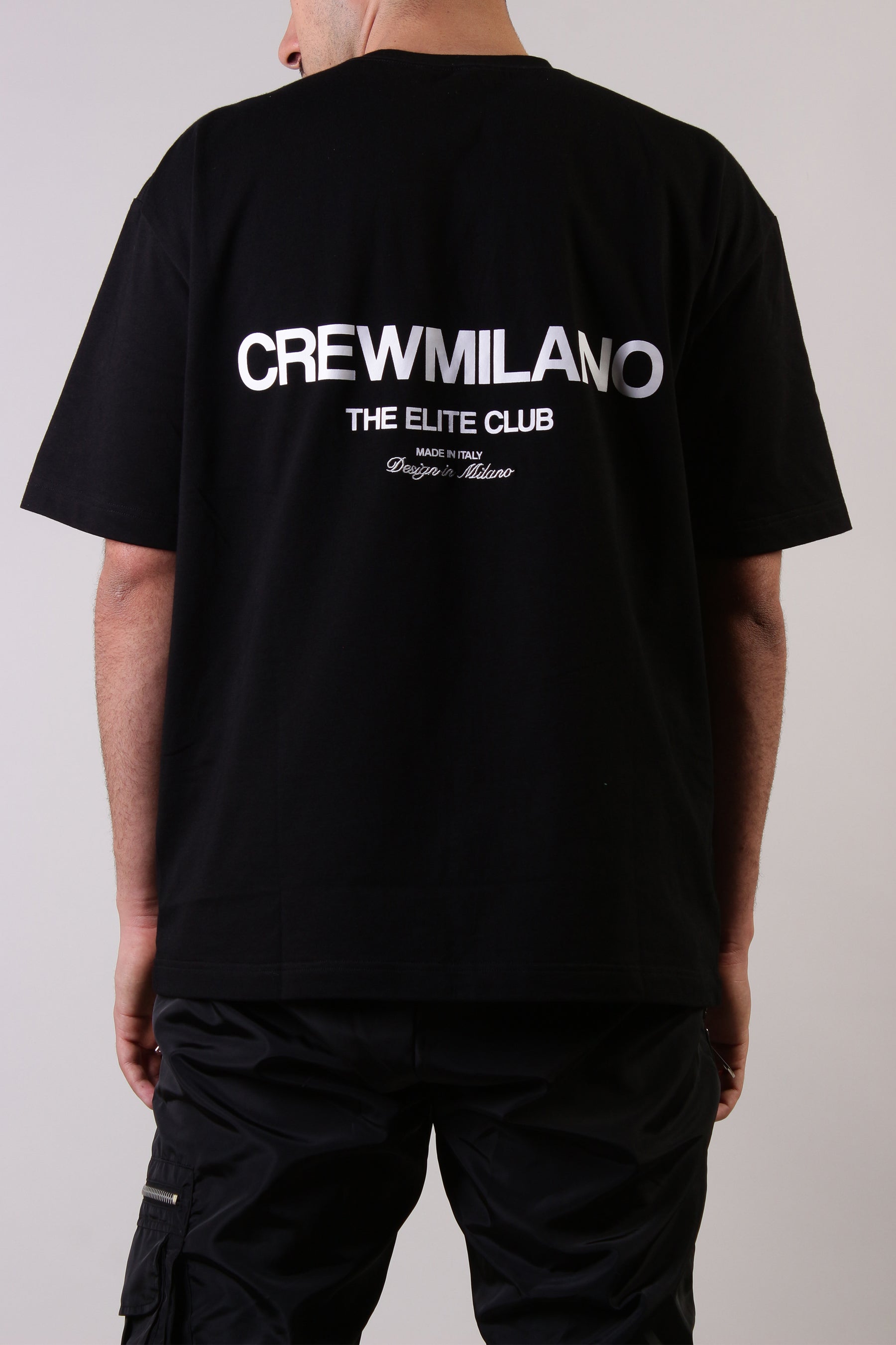 CREW Milano LONDON Black T-Shirt