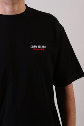 CREW Milano MILANO Black T-Shirt