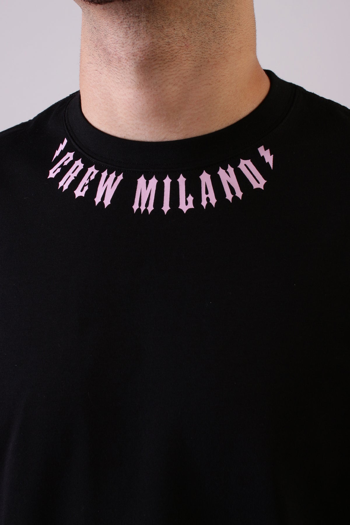 CREW Milano DUBAI Black/Pink T-Shirt