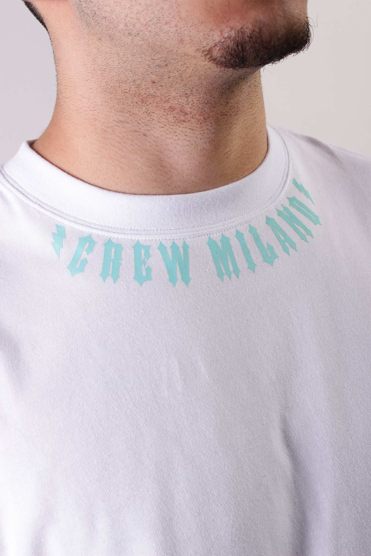 CREW Milano DUBAI White/Mint T-Shirt