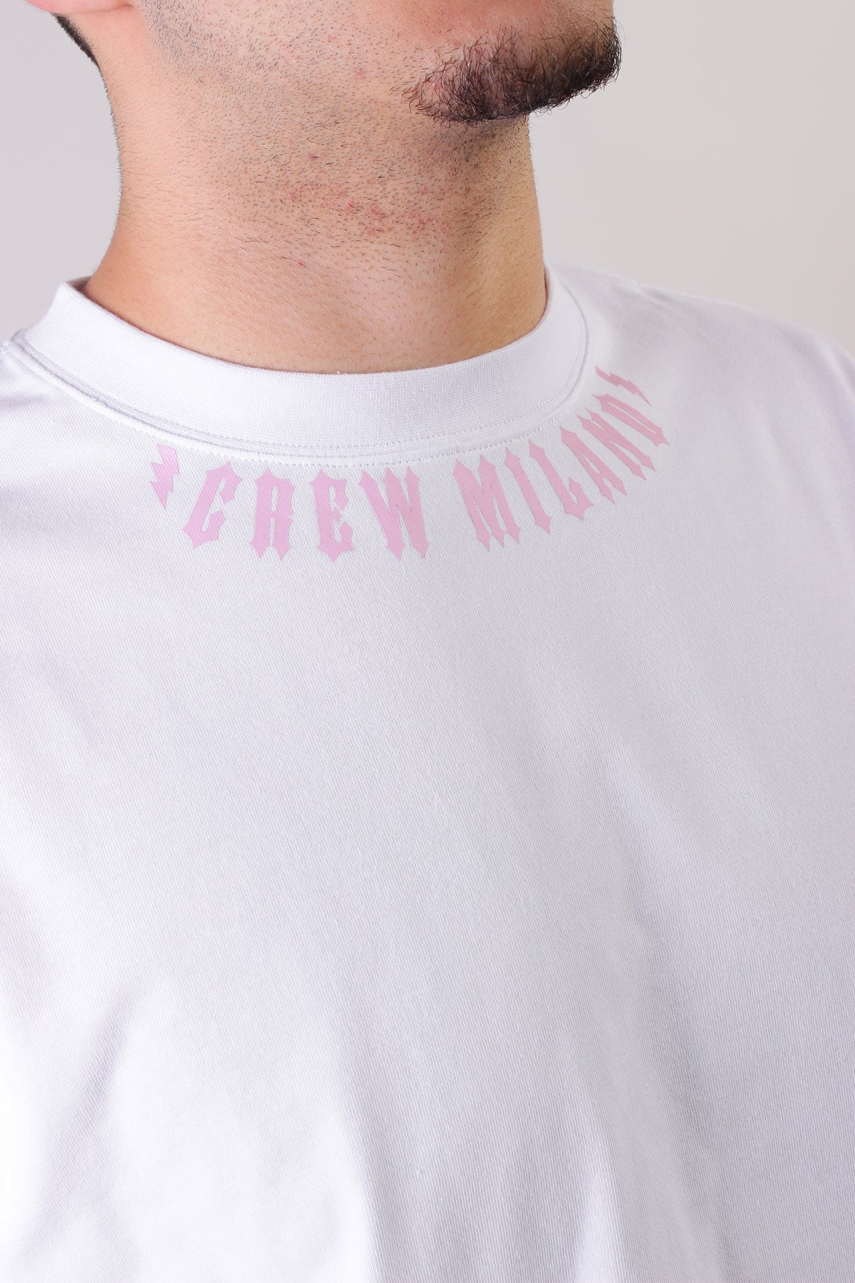CREW Milano DUBAI White/Pink T-Shirt