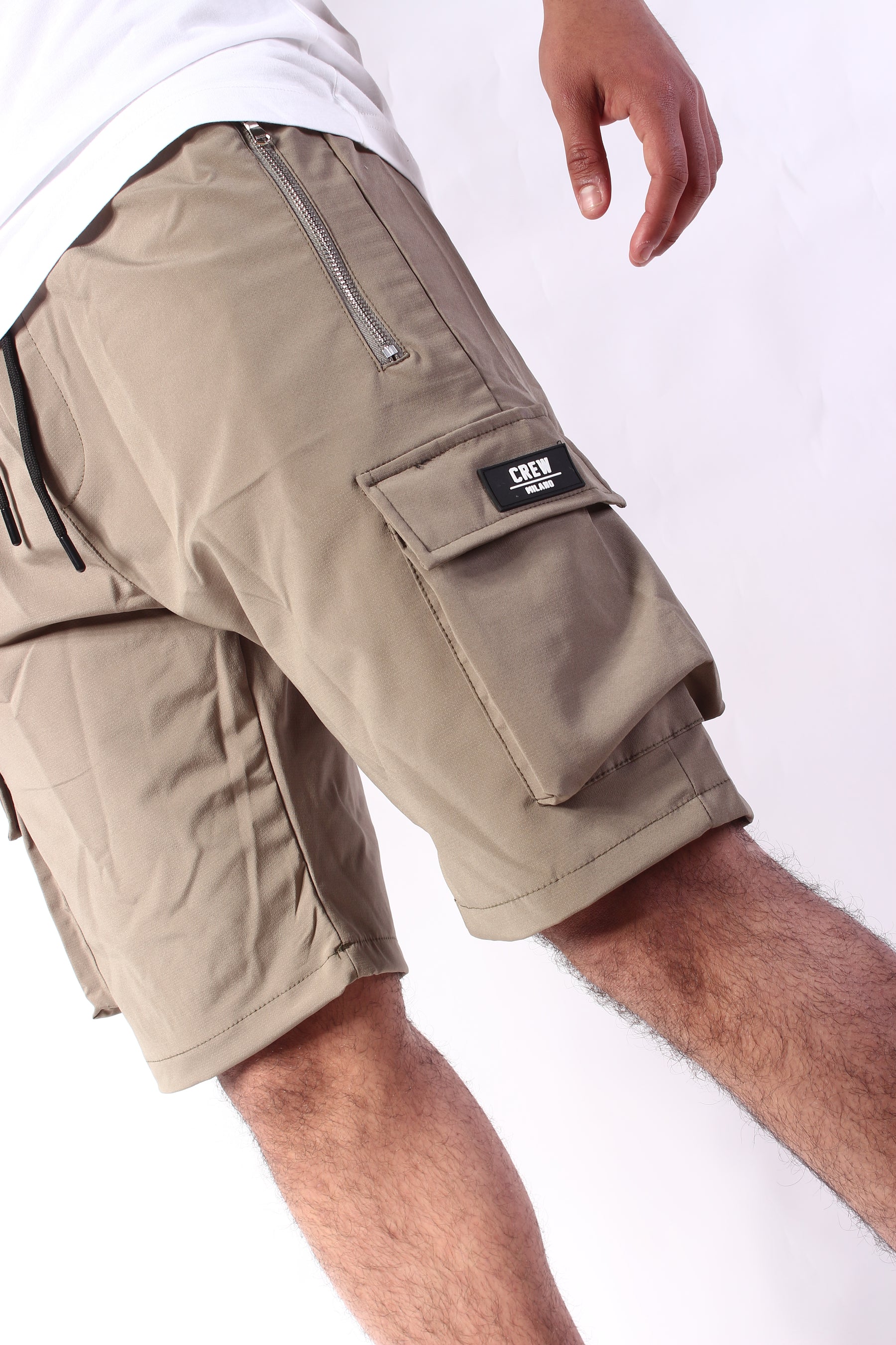 cargo pants zipper shorts