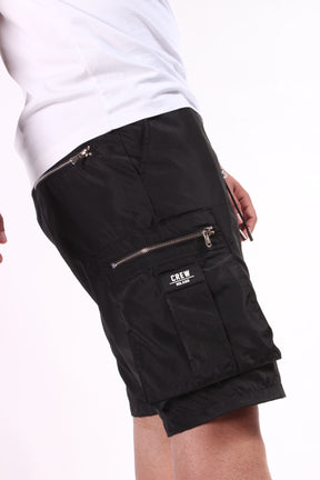 CREW Short Premium Cargo Pants Black