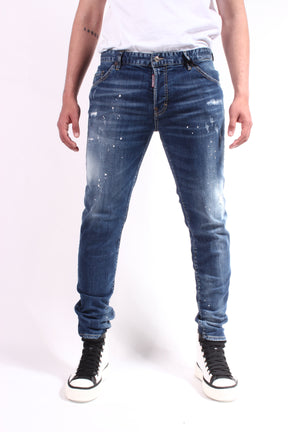 DSQUARED2 Paint Splatter Skater Jeans