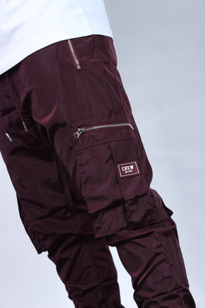 CREW Duo Premium Pockets Cargo Pants Bordo