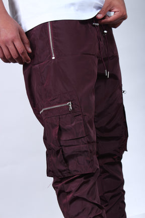 CREW Duo Premium Pockets Cargo Pants Bordo