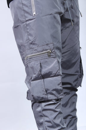 CREW Duo Premium Pockets Cargo Pants Grey