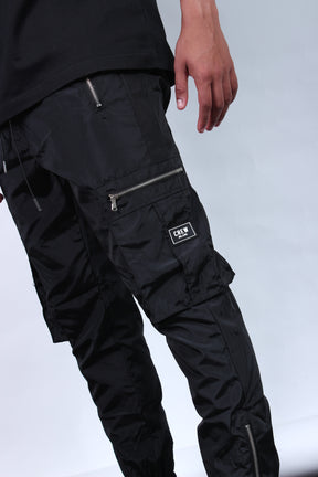 CREW Duo Premium Pockets Cargo Pants Black