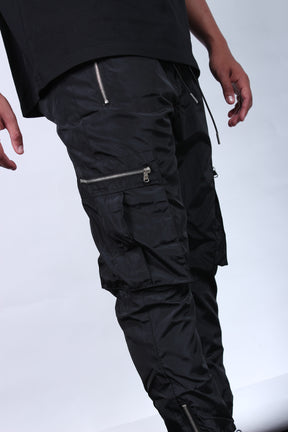 CREW Duo Premium Pockets Cargo Pants Black