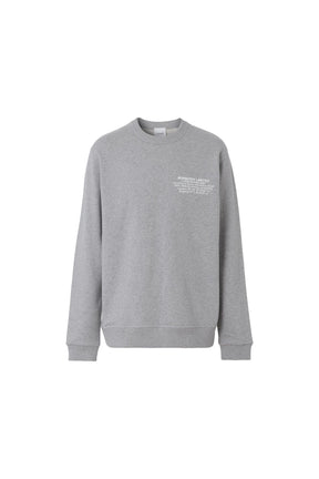 Burberry Location-print cotton sweatshirt