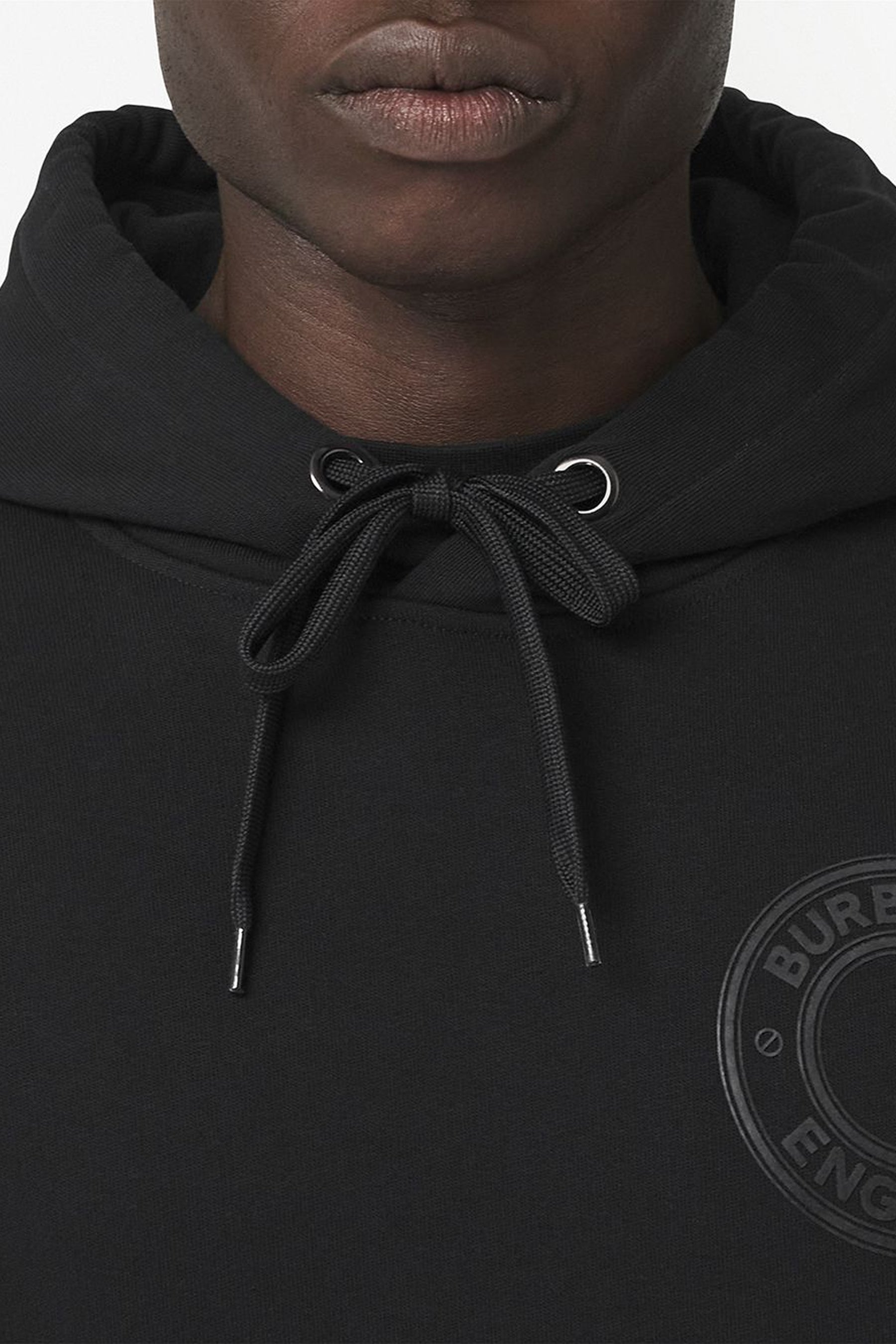 Burberry logo-print cotton hoodie